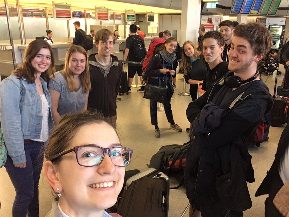 German group is ready to fly away from Tegel Flughafen Berlin