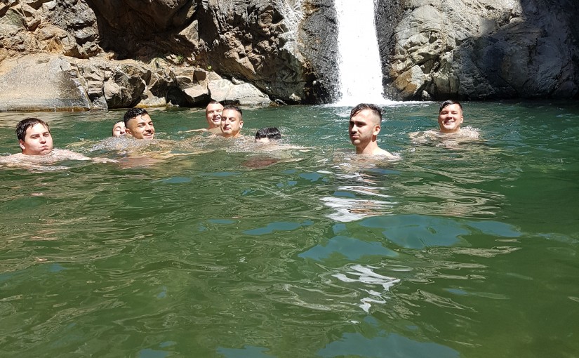Ausflug zum Wasserfall