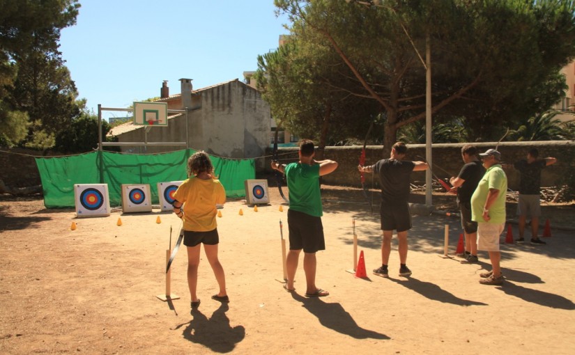 28th July : Archery lessons in between creative work