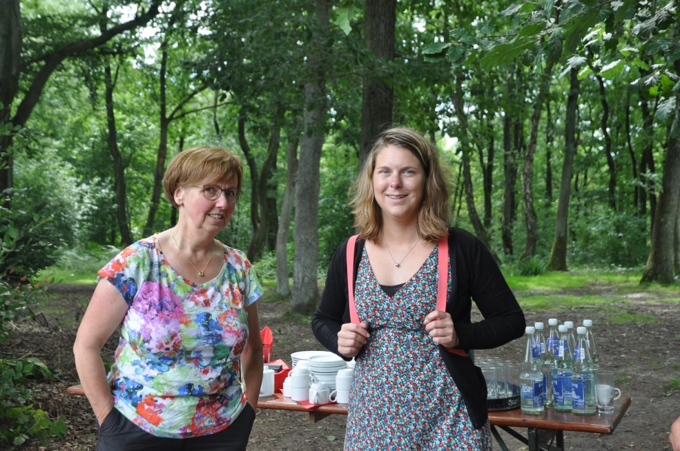 Elke Wegener und Katharina Teiting vom IBB waren unsere Ehrengäste für die Präsentation. Danke dafür!